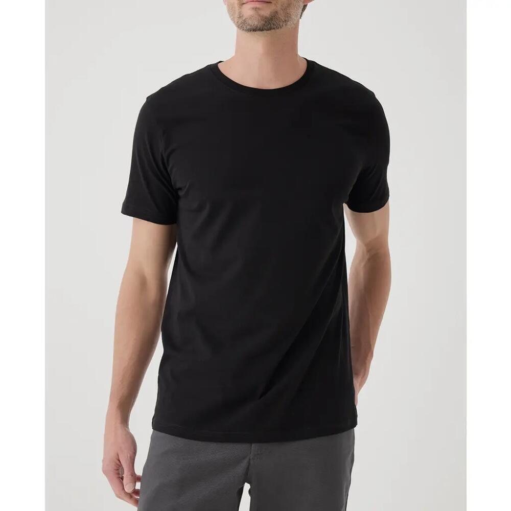 Pact Organic Softspun Crew Neck Tee in Black Cover