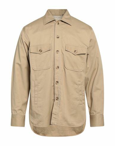 Tintoria Mattei 954 Man Shirt Sand Cotton Cover