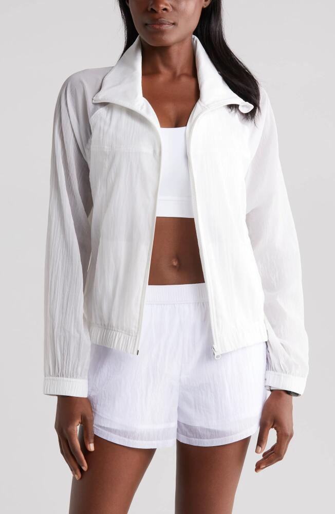 Zella Expression Sheer Jacket in White Cover