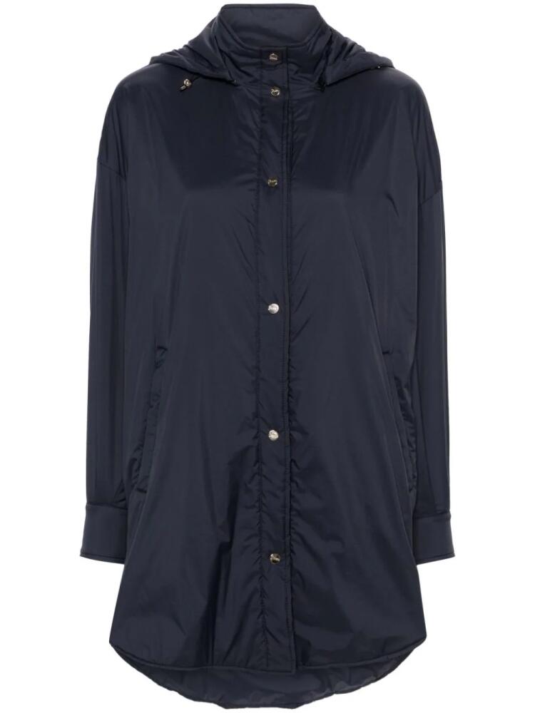 Herno hooded lightweight Parka coat - Blue Cover