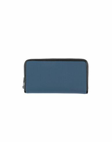 Save My Bag Woman Wallet Midnight blue Polyurethane, Polyester Cover