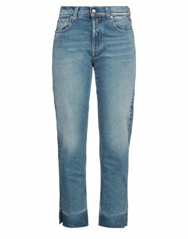 Replay Woman Jeans Blue Cotton, Modal, Lyocell, Elastomultiester, Elastane Cover