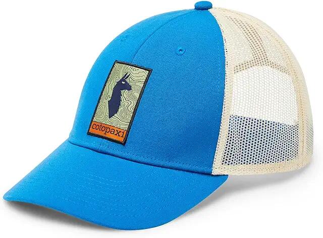 Cotopaxi Llama Map Trucker Hat (Atlantic) Caps Cover