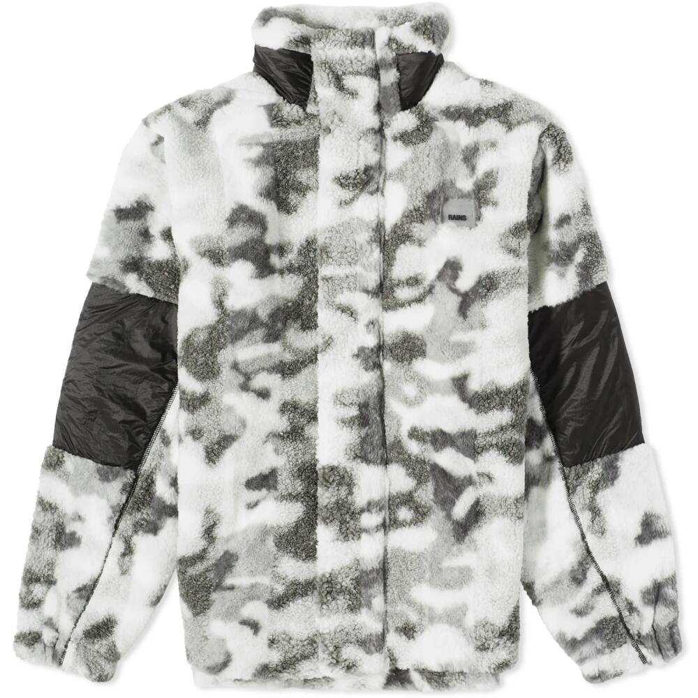 Rains Men's Kofu Fleece Jacket in Camo Cover