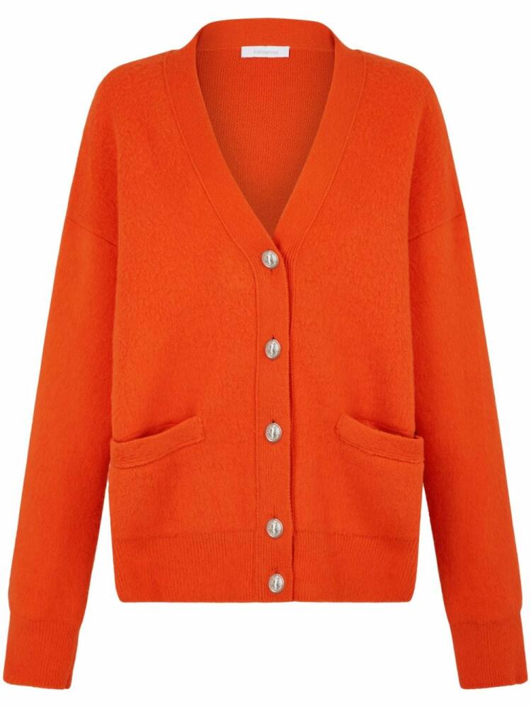 Rabanne oversized wool cardigan - Orange Cover