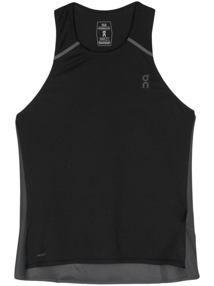 On Running performance mesh tank top - Black Cover