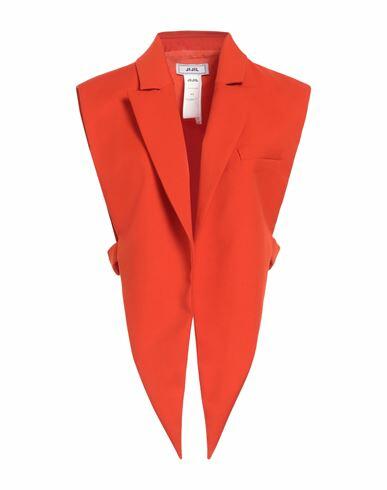 Jijil Woman Blazer Tomato red Polyester, Viscose, Elastane Cover