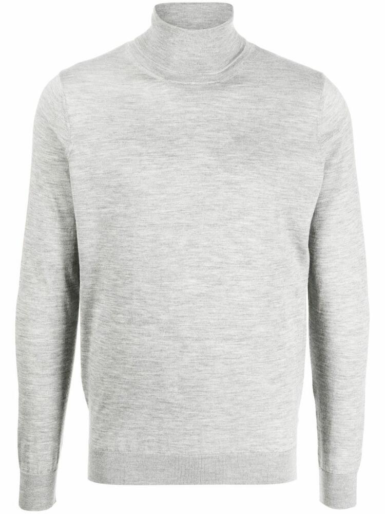 Colombo fine-knit roll-neck jumper - Grey Cover