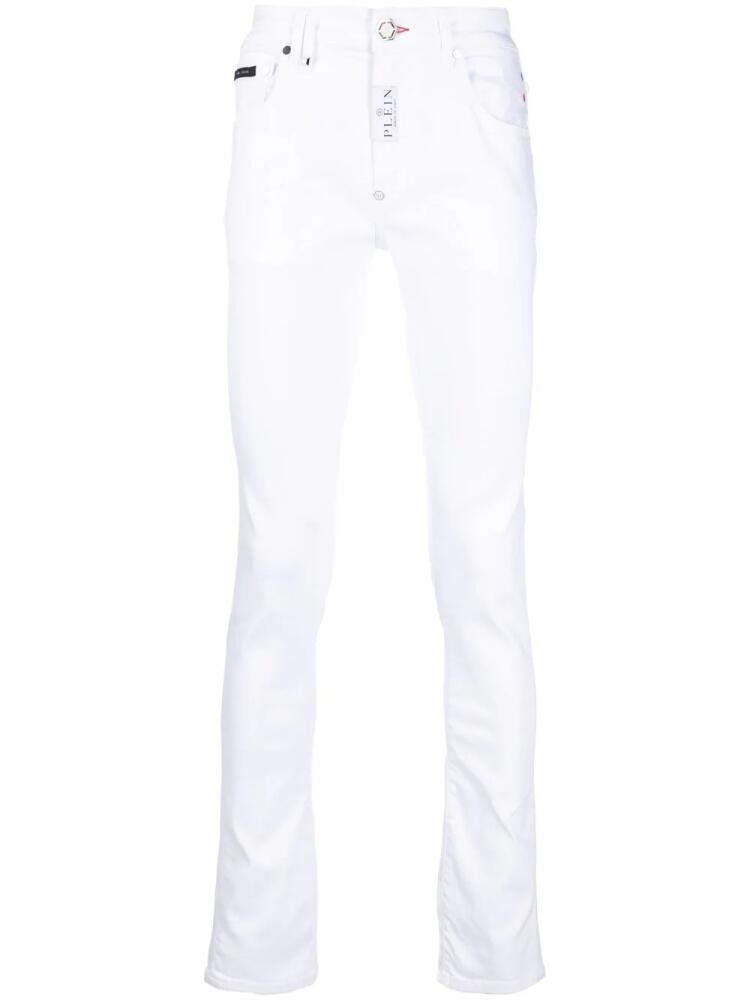 Philipp Plein skinny mid-rise jeans - White Cover