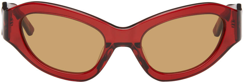 Eckhaus Latta SSENSE Exclusive Red 'The Bug' Sunglasses Cover