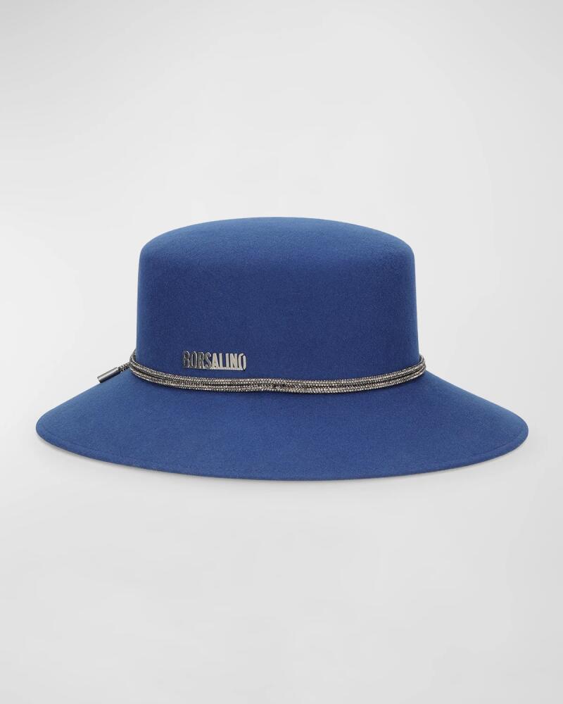 Borsalino Lana Wool Fedora Hat Cover