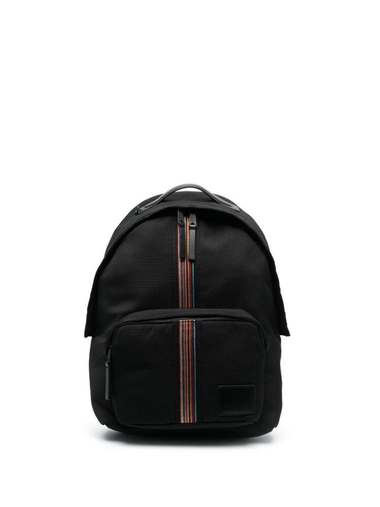 Paul Smith Signature Stripe mesh backpack - Black Cover