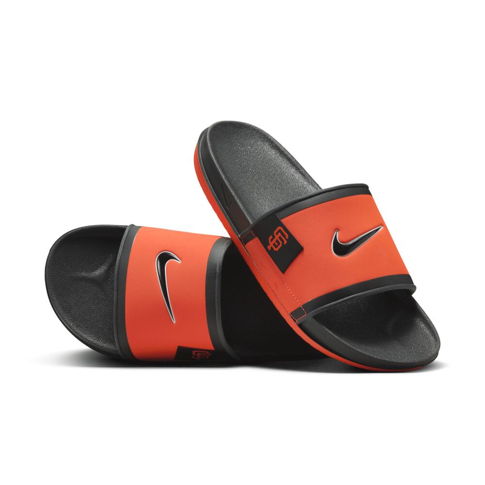 Nike Men's Offcourt (San Francisco Giants) Offcourt Slides in Orange Cover