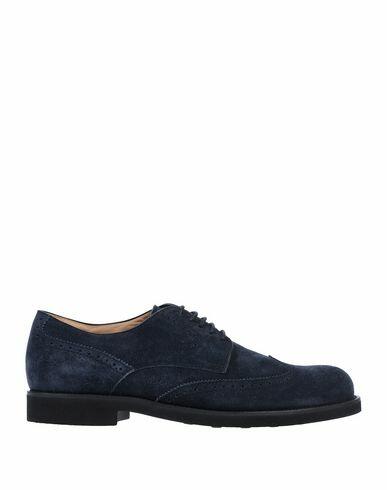 Tod's Man Lace-up shoes Midnight blue Soft Leather Cover