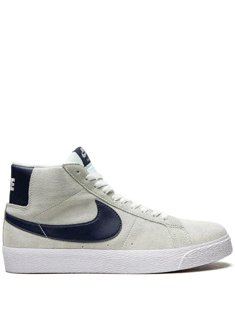 Nike SB Zoom Blazer Mid "Barely Green" sneakers - Grey Cover