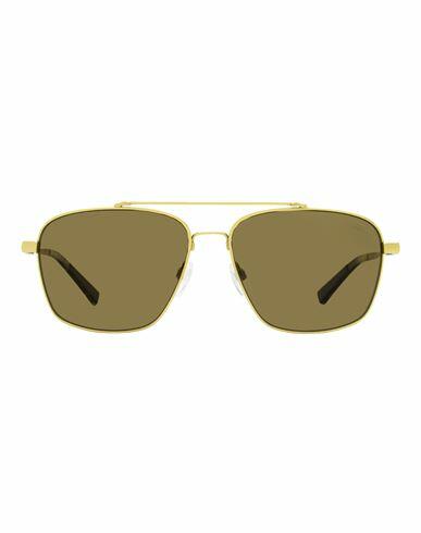 Shinola Shinola Flexon Navigator Sh2100spm Sunglasses Man Sunglasses Gold Metal, Acetate Cover