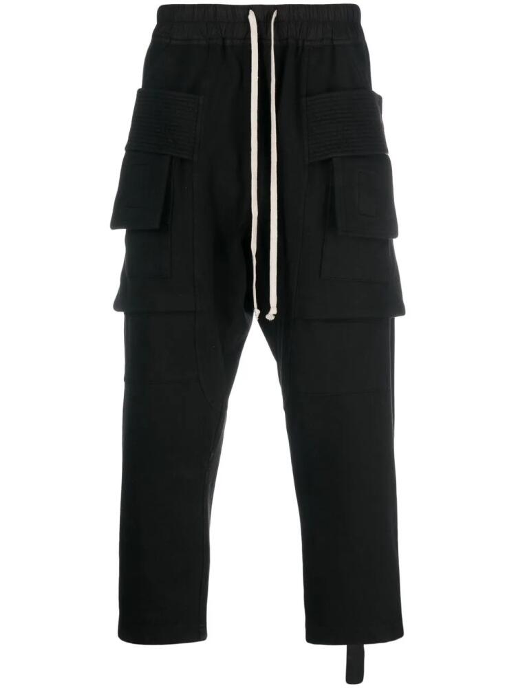 Rick Owens DRKSHDW cargo track pants - Black Cover