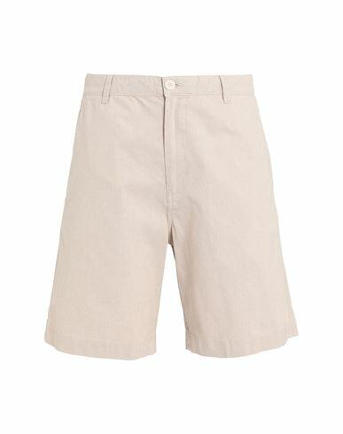 Selected Homme Man Shorts & Bermuda Shorts Sand Organic cotton, Cotton, Elastane Cover