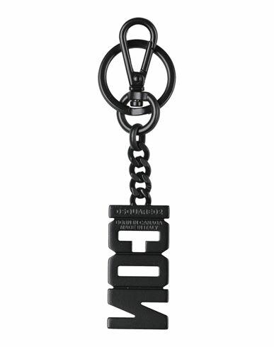 Dsquared2 Man Key ring Black Brass, Zamak, Iron Cover