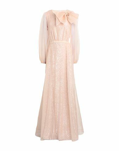 Maison Common Woman Maxi dress Blush Nylon, Elastane Cover