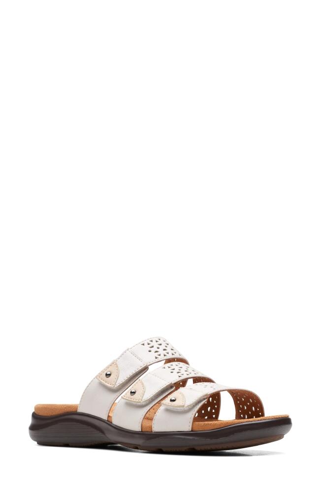 Clarks(r) Kitly Walk Sandal in White Cover