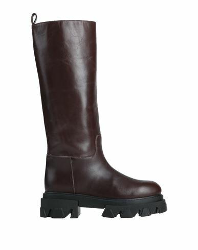 P. a.r. o.s. h. Woman Boot Dark brown Calfskin Cover