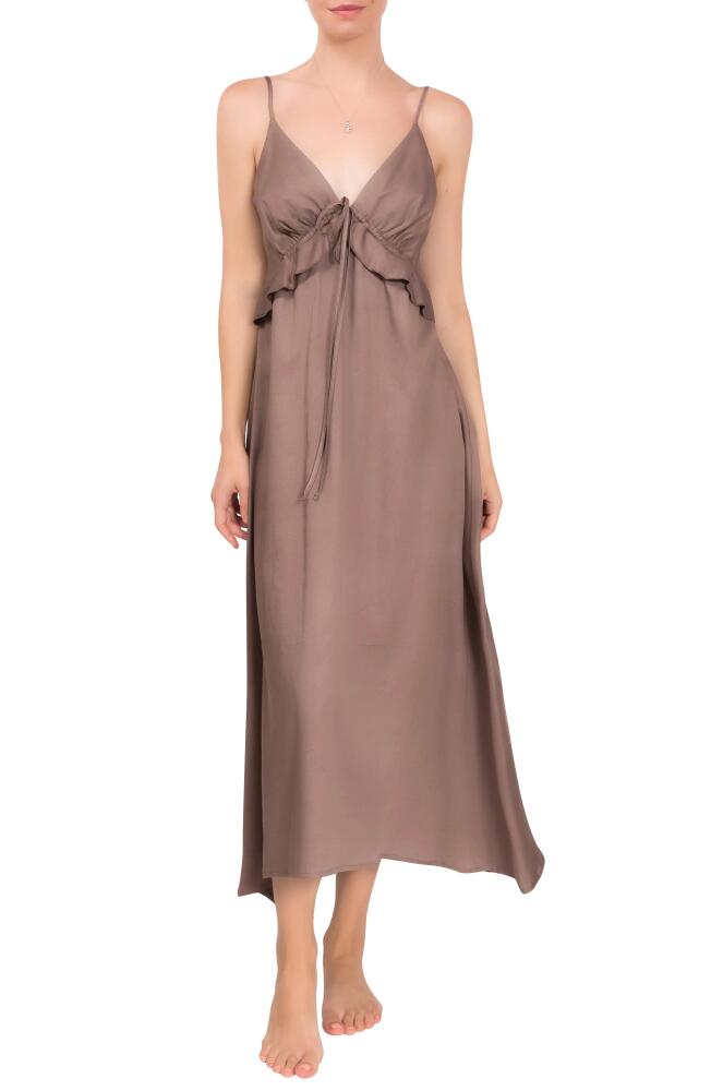 Everyday Ritual Sophia Nightgown in Chocolate Cover