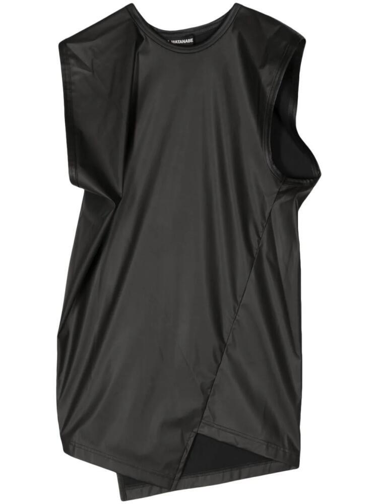 Junya Watanabe asymmetric sleeveless blouse - Black Cover