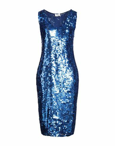 P. a.r. o.s. h. Woman Midi dress Bright blue Polyamide, Elastane Cover