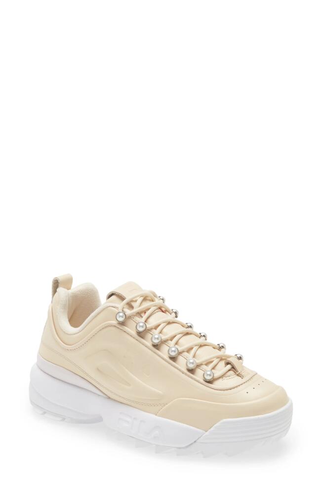 FILA Disruptor Zero Pearl Sneaker in Brown Cover