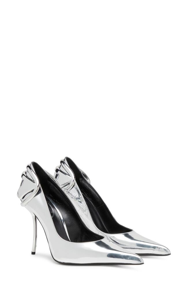 DIESEL® Ten Half Pointed Toe Pump in Silver Cover