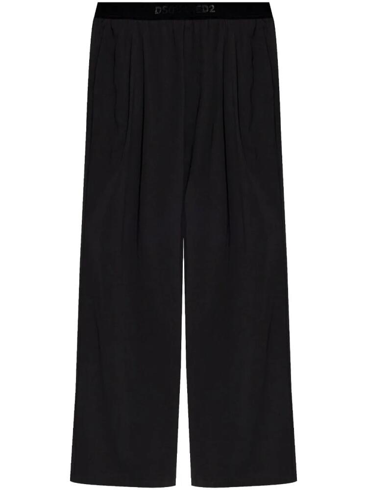 DSQUARED2 branded-waistband trousers - Black Cover