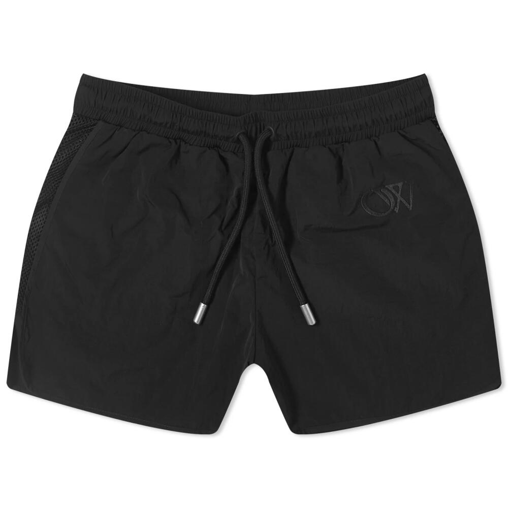 Off-White Women's Crispy NY Mesh Shorts in Black Cover