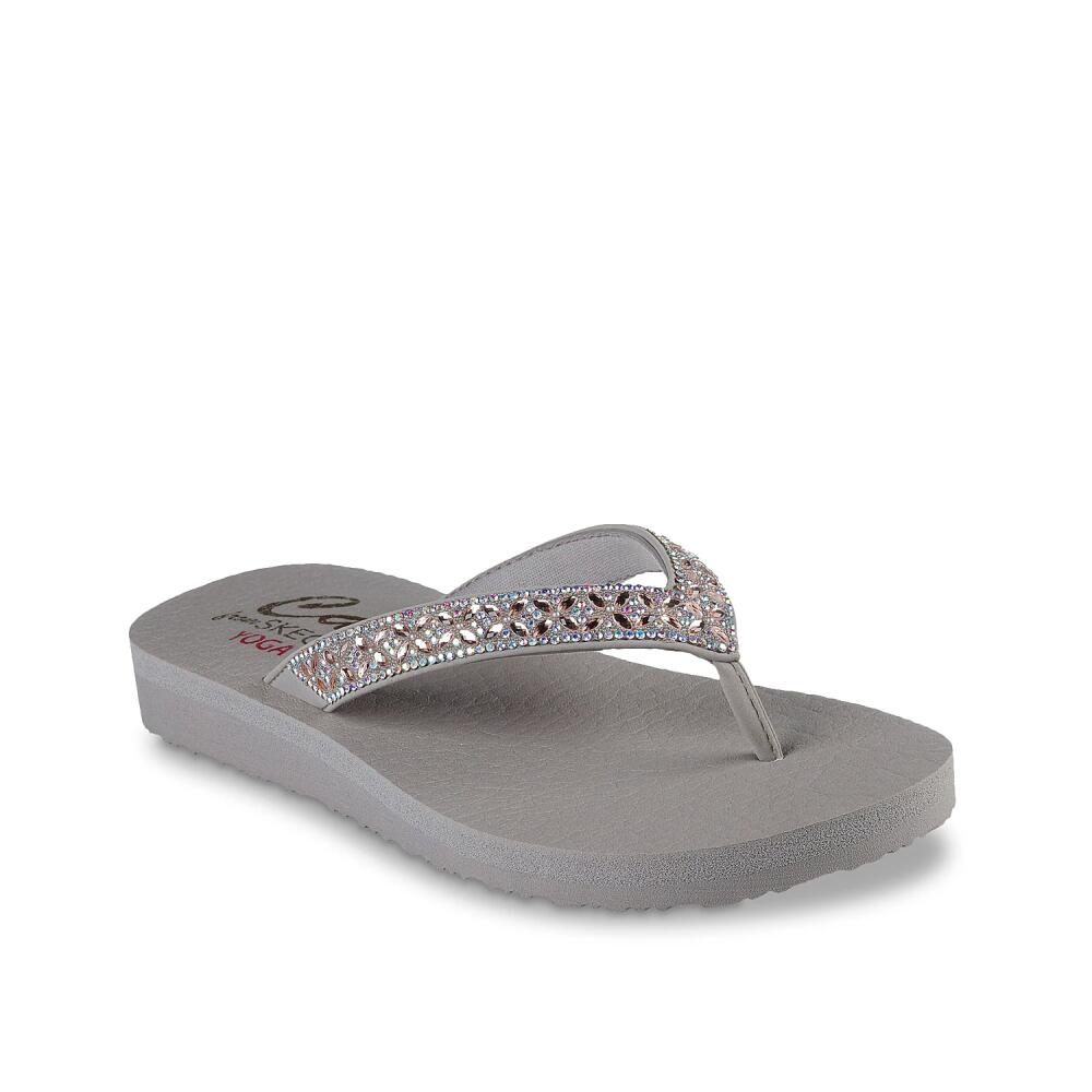 Skechers Meditation Made You Blush Sandal | Women's | Taupe Cover