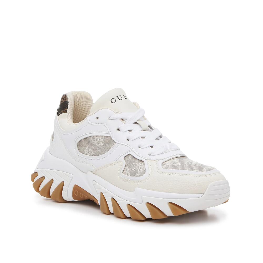 Guess Norina Sneaker | Women's | White/Taupe Cover