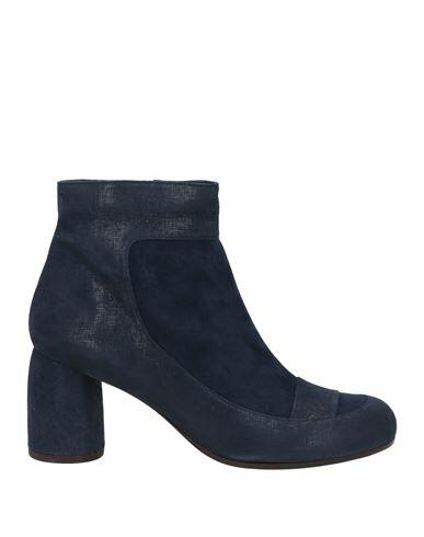 Chie Mihara Woman Ankle boots Navy blue Leather Cover