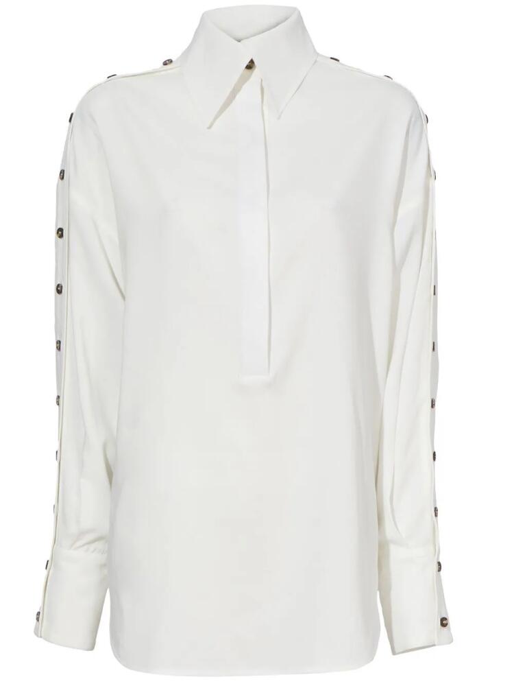 Proenza Schouler Marocaine silk shirt - White Cover