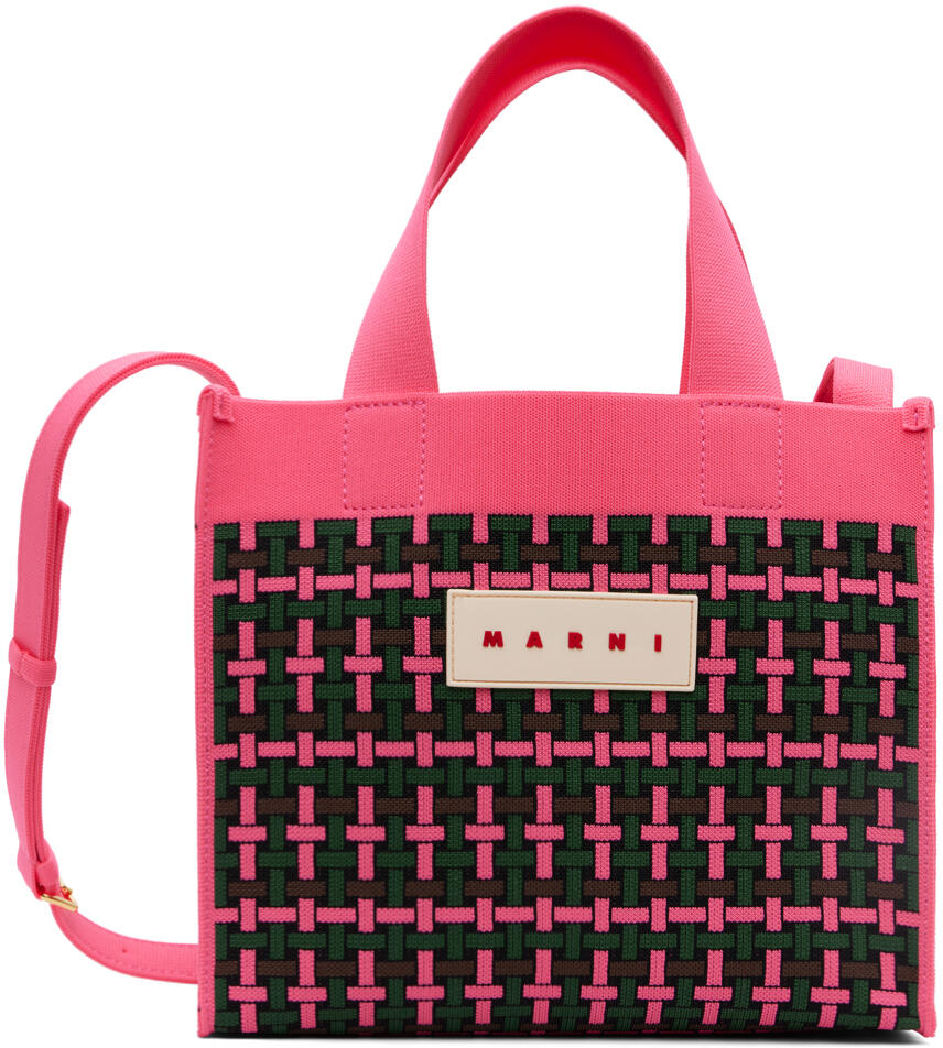 Marni Pink Small Shopping Tote Cover