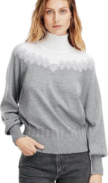 Dale of Norway Isfrid Sweater (Grey/White) Women's Clothing Cover