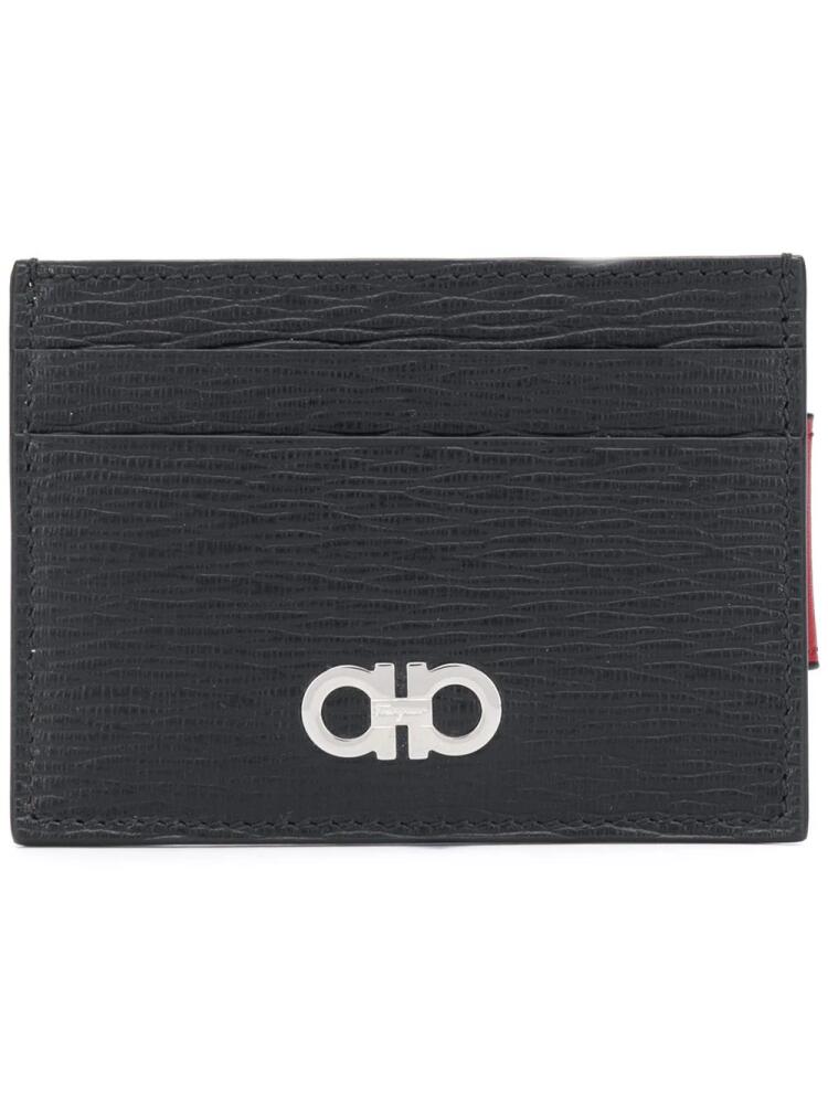 Ferragamo double Gancio cardholder - Black Cover