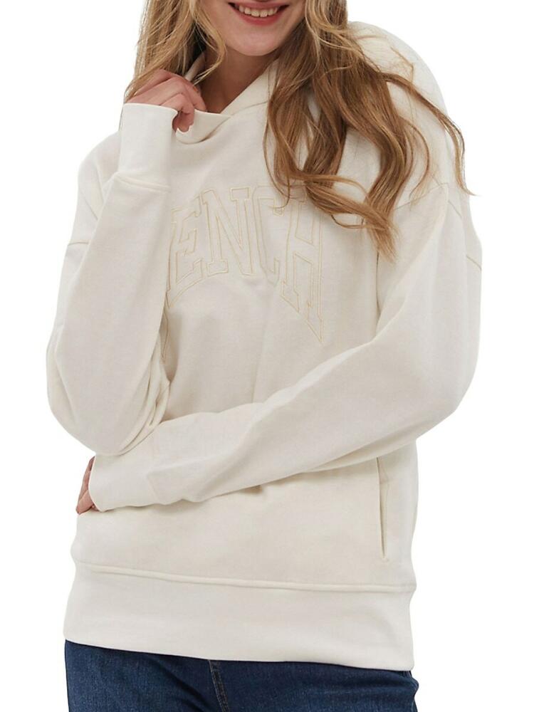 Bench. Women's Dulcie Drop Shoulder Hoodie - Winter White Cover