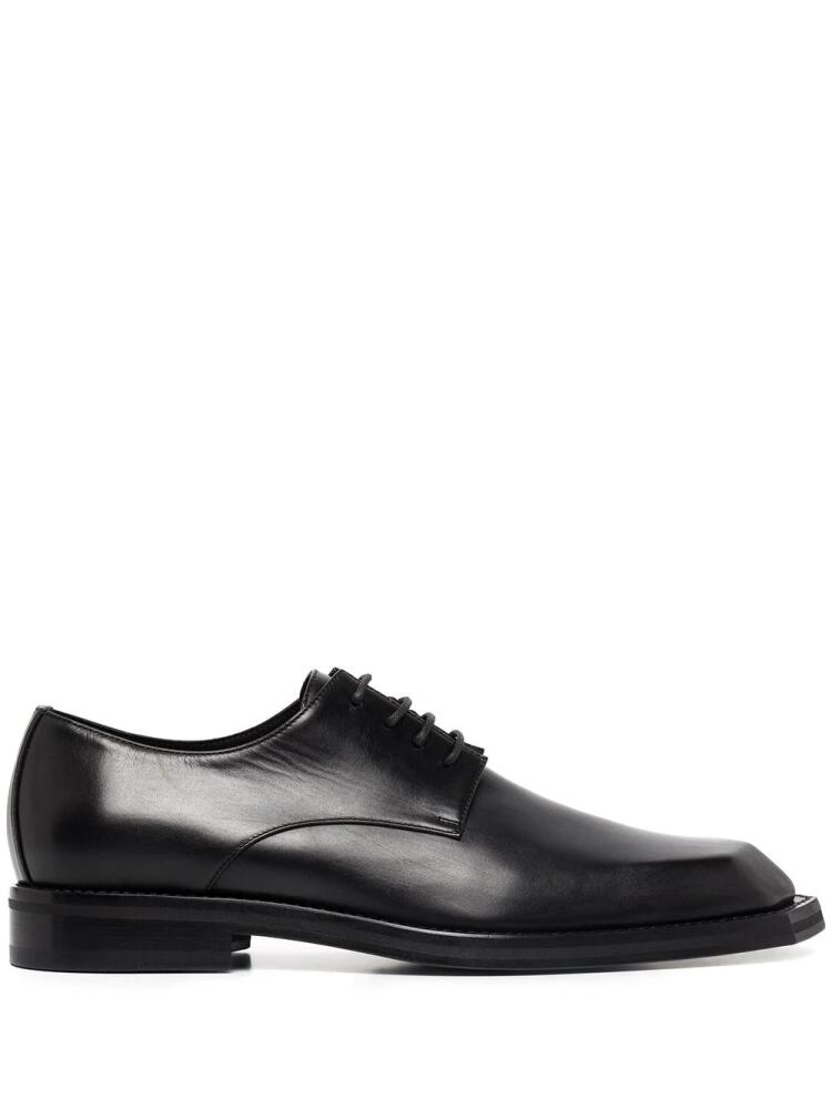 Martine Rose geometric-toe Derby shoes - Black Cover