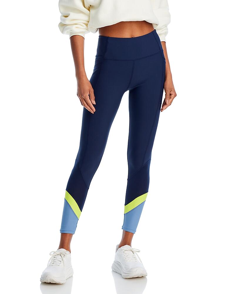 Aqua Athletic Mesh Colorblock Leggings - Exclusive Cover