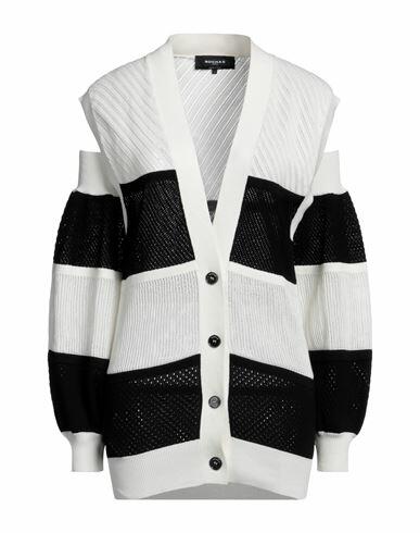 Rochas Woman Cardigan Black Cotton, Silk Cover