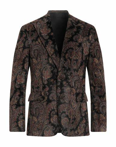 Etro Man Blazer Brown Cotton, Viscose, Elastane Cover