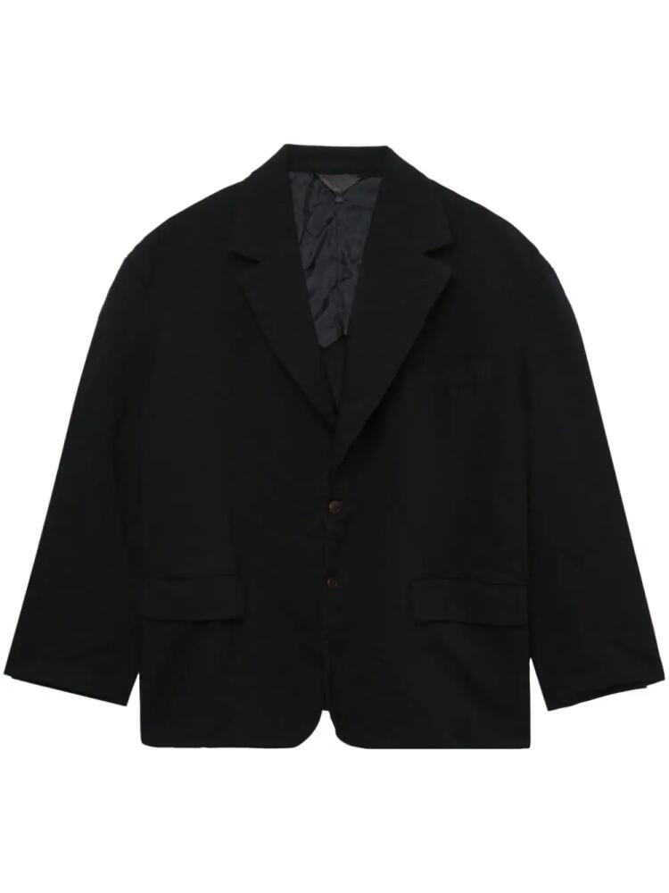 Black Comme Des Garçons single-breasted blazer Cover