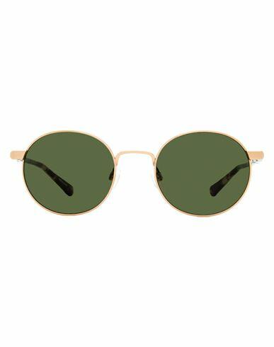 Shinola Shinola Round Runwell Sh2301sl Sunglasses Sunglasses Brown Metal, Acetate Cover