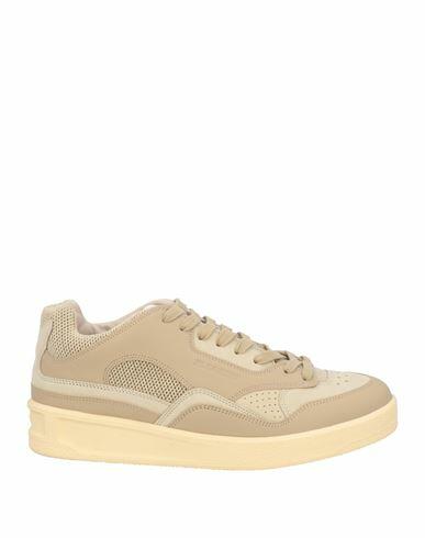 Jil Sander Man Sneakers Light brown Bovine leather, Leather Cover