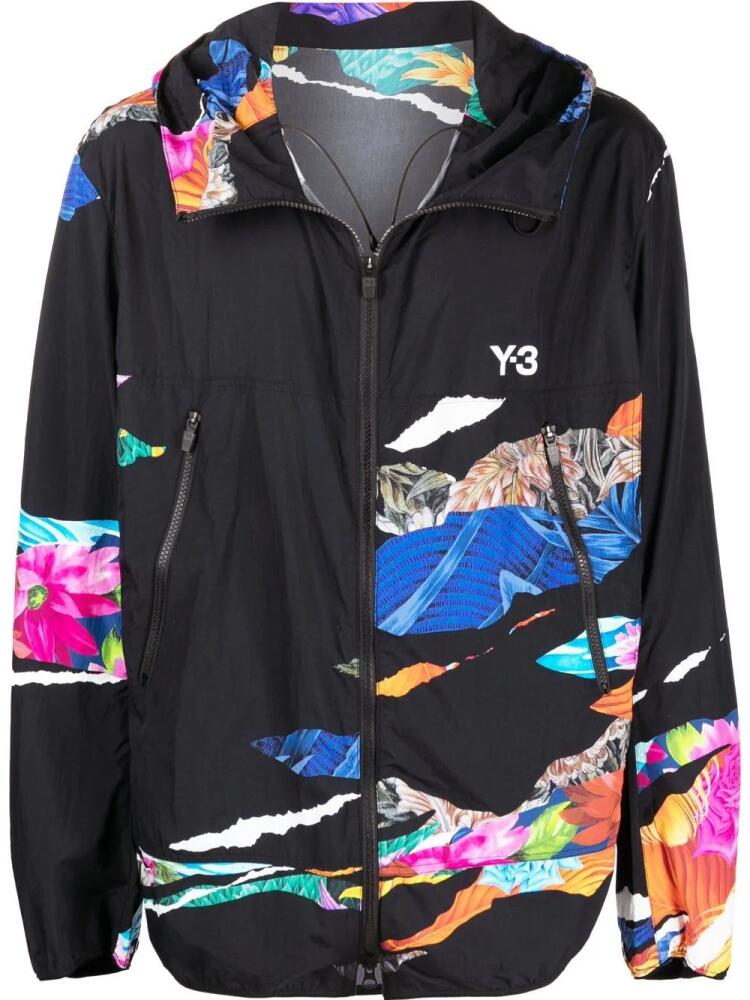 Y-3 graphic print lightweight jacket - Black Cover