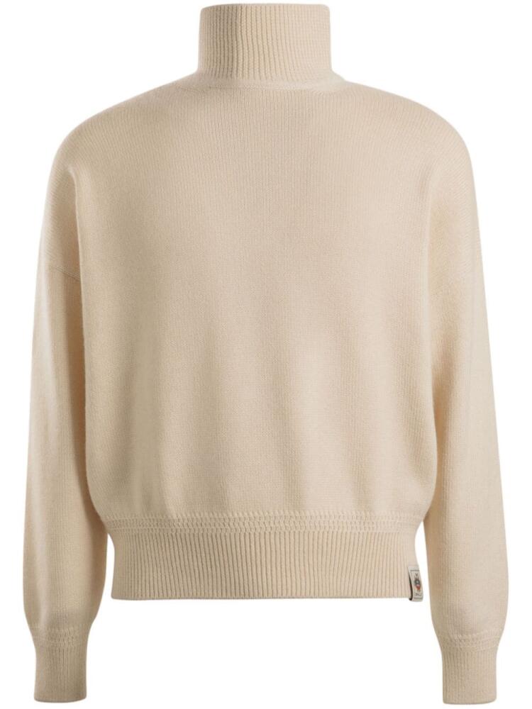 Bally crest-logo roll-neck jumper - Neutrals Cover